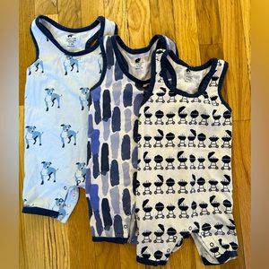 Monica + Andy racerback shortalls